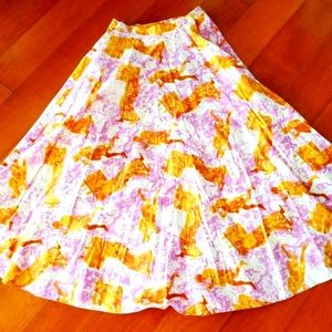 Swing cotton vng  maxi skirt